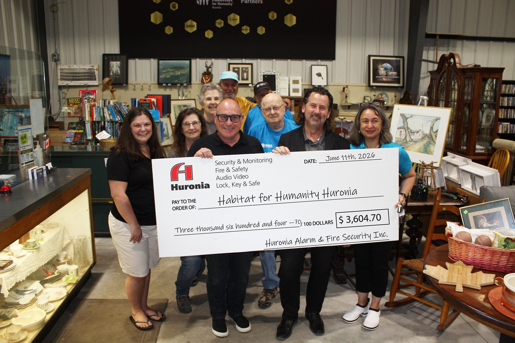 Strengthening Community Safety with In Kind Donation to Habitat For Humanity Huronia’s Collingwood ReStore